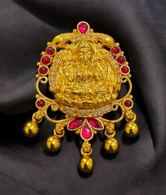The Kavini Silver Kemp Lakshmi Pendant