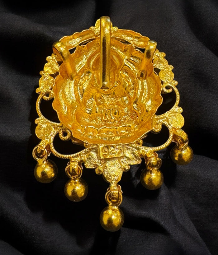 The Kavini Silver Kemp Lakshmi Pendant