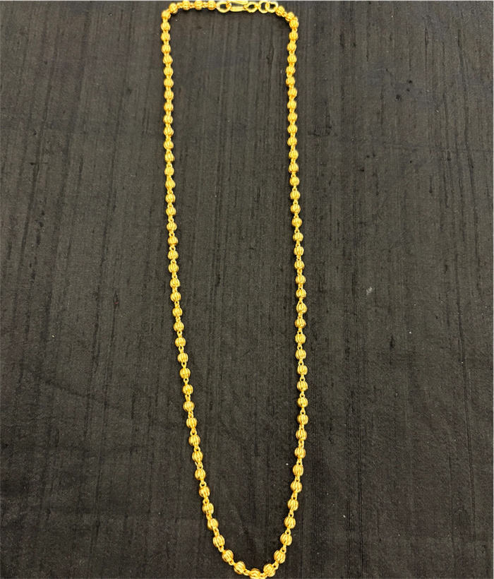 The Yashasvi Silver Beads Chain