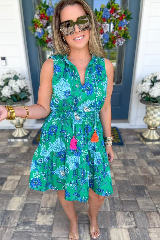 THML: Long To Run Smocked Dress
