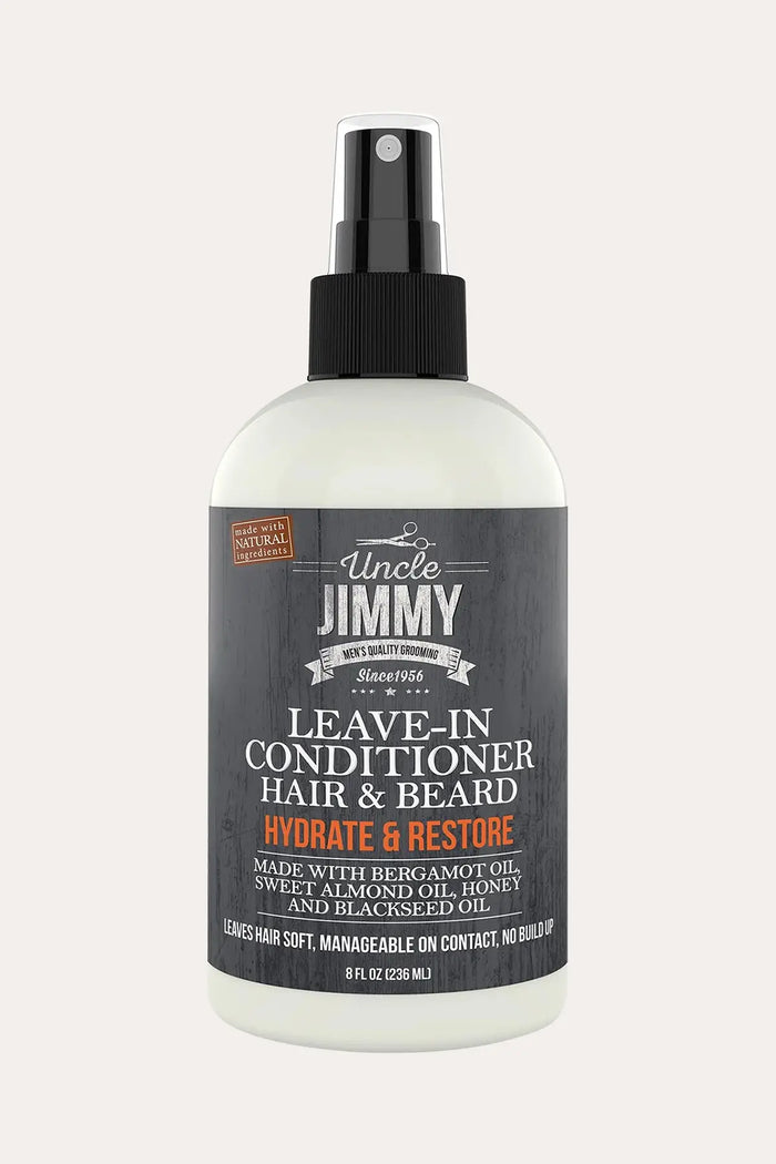 UNCLE JIMMY HAIR & BEARD LEAVE-IN CONDITIONER 8oz - BSW BEAUTY CANADA