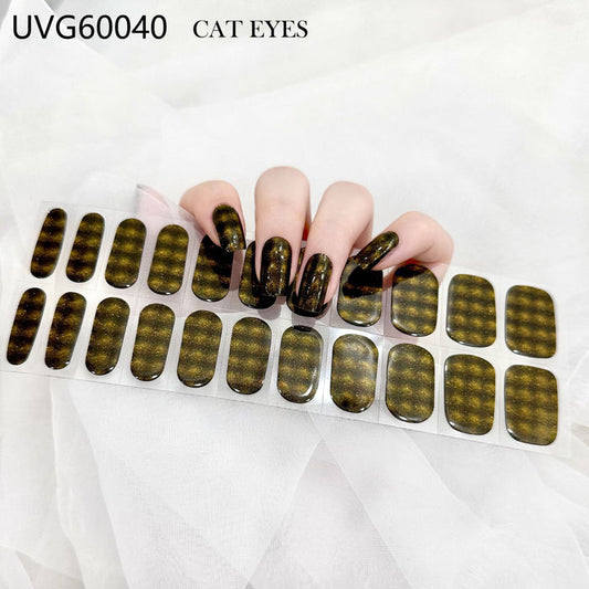 UV gel nail sticker semi-cured UVG60040