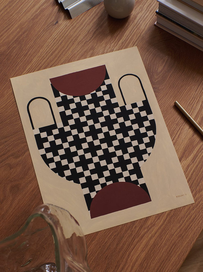 Vase With Cross Pattern by Studio Paradissi
