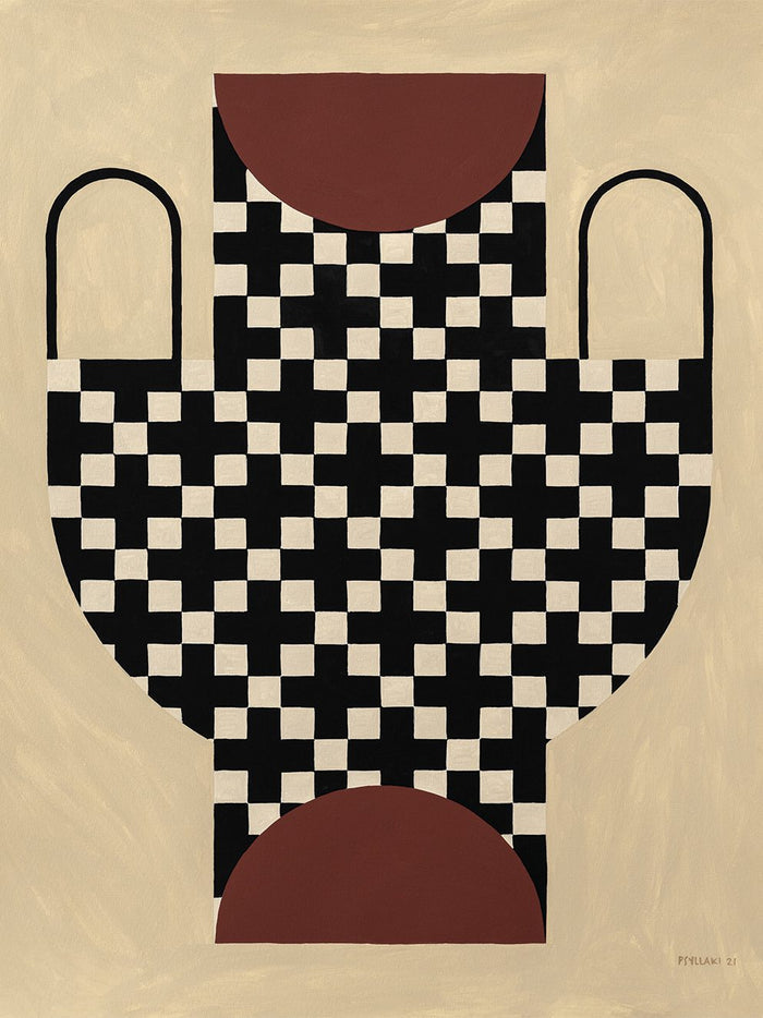 Vase With Cross Pattern by Studio Paradissi