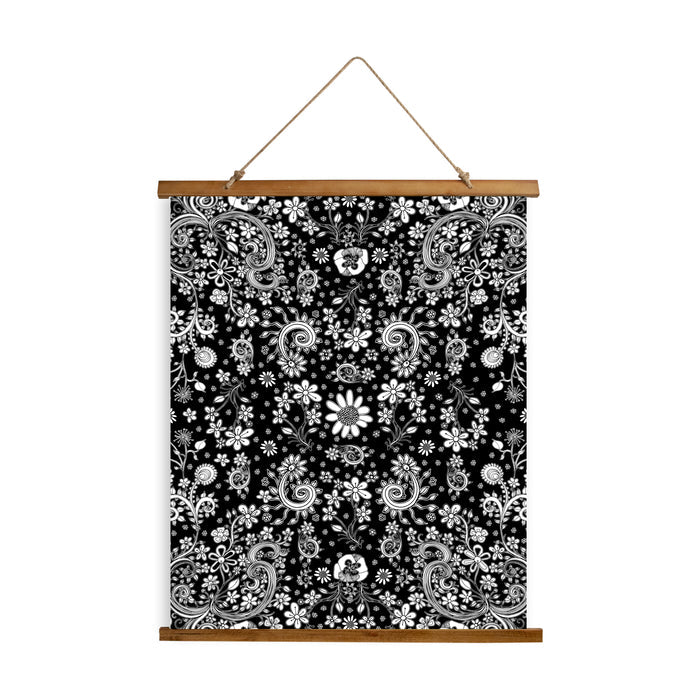 Whimsical Wood Slat Tapestry 'Birds of a Flower' — C. Cambrea, Sincerely Joy