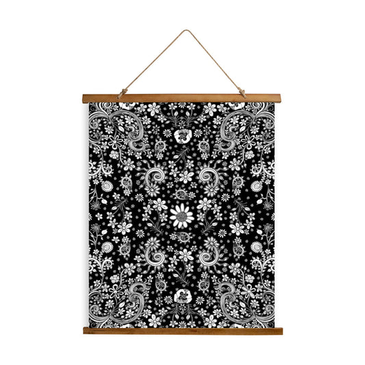 Whimsical Wood Slat Tapestry 'Birds of a Flower' — C. Cambrea, Sincerely Joy