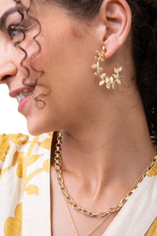 Wildwood Hoop Earrings Gold