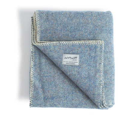 Wool Throw Blanket - "Dusk"