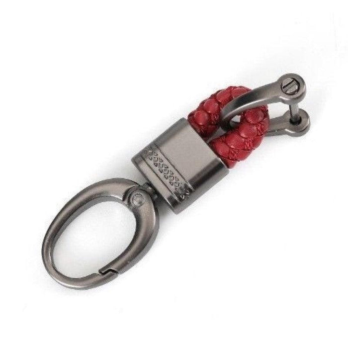 Woven Leather Key-Chain Detachable Metal Key-RingsWhat Men Want. This sophisticated men's Leather Key Ring features a Plated Zink Alloy Metal and Hand Woven PU Leather Cord.


Hand-finished PU Leather
Zink Alloy
MatKey-ringsT.M.JTheodore Men's JewelryWoven Leather Key-Chain