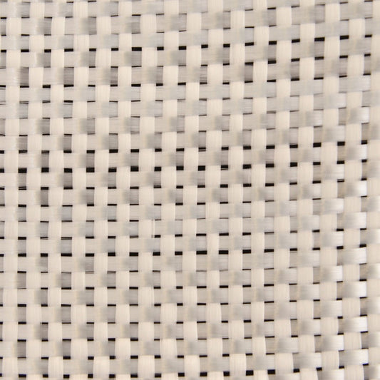 Woven roving fiberglass. Large bundles of fiberglass woven together in a fabric to be used for laminating flat surfaces