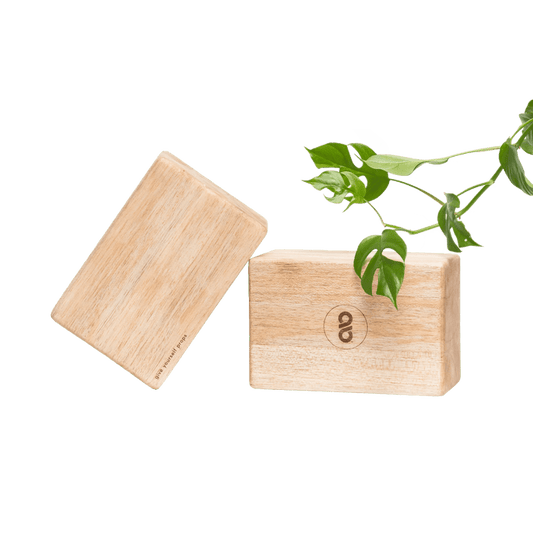 Mache Yoga Block | Balsa Wood + Beeswax