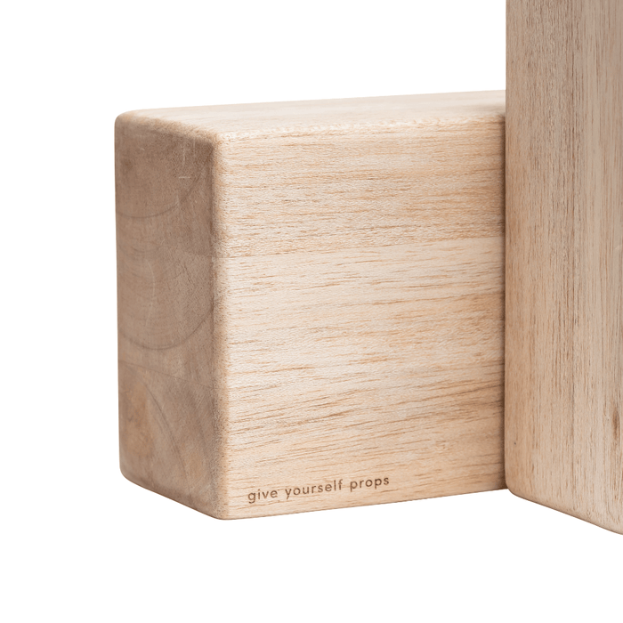Mache Yoga Block | Balsa Wood + Beeswax