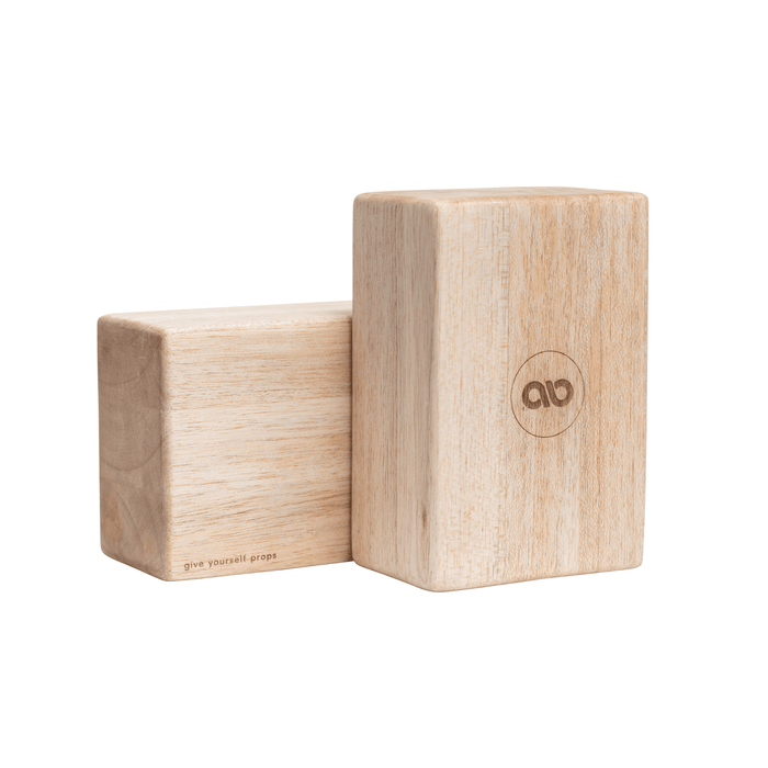 Mache Yoga Block | Balsa Wood + Beeswax