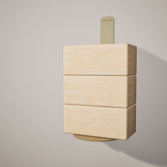 Mache Gold Yoga Block Wall Bracket, Gold