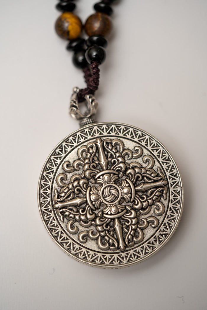 Zambala Ghau Thangka Locket - Wealth Deity