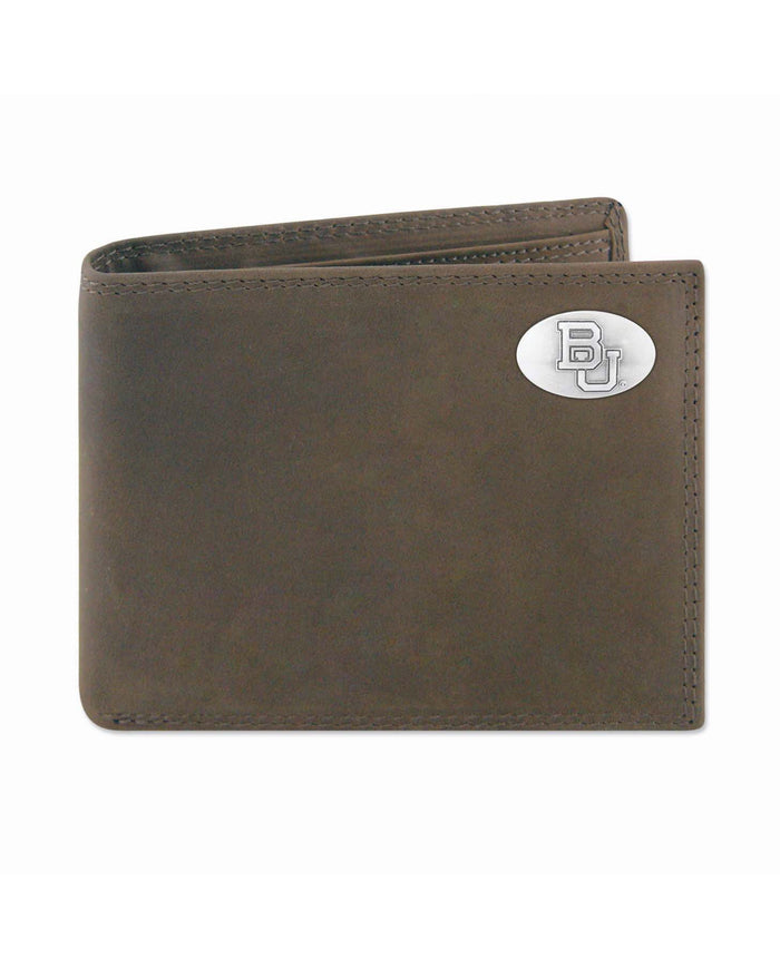 Zeppro Leather Wallet with College Emblem