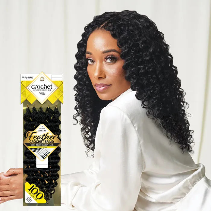 Zury Sis Hollywood Feather Crochet Braid - DEEP